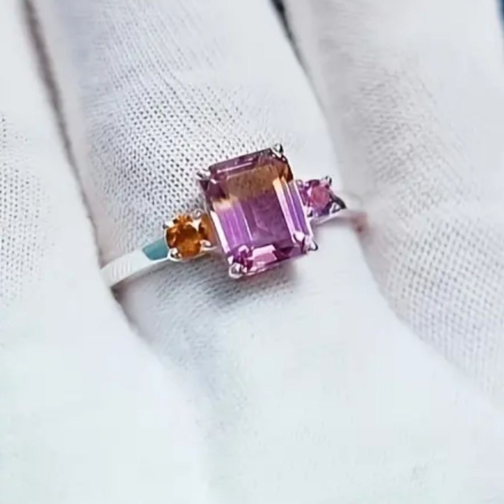 Elegant colorful promise ring size 5